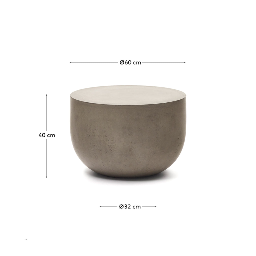가베트 원형 시멘트 소파 테이블 Ø 60cm