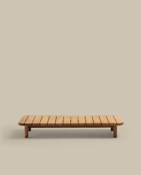 투르케타 아웃도어 FSC 100% 티크나무 소파 테이블 140x70cm 