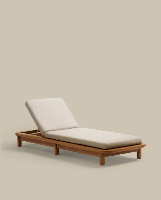 Turqueta sun lounger made from solid teak wood FSC 100%