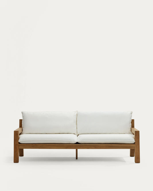 Forcanera 3 seater solid teak sofa, 211 cm