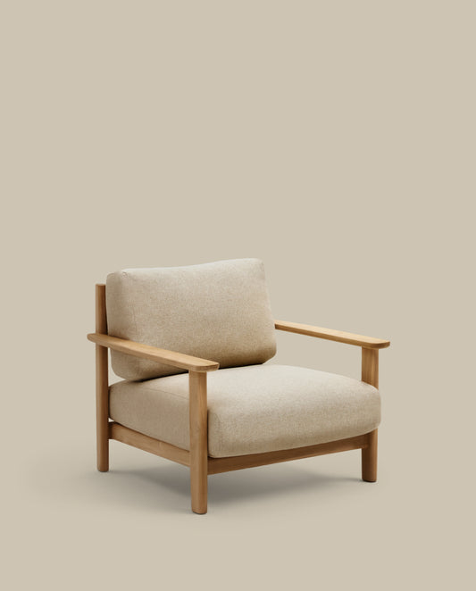 Tirant armchair made from solid teak wood FSC 100%