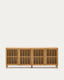 Beyla 4-door sideboard in solid ash wood and oak veneer 180 x 71.5 cm FSC 100%