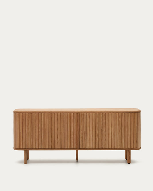 마일렌 애쉬나무 네츄럴 무늬목 사이드보드 180 x 75 cm