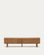 Mailen 2 door TV stand in ash veneer with a natural finish 200 x 50 cm
