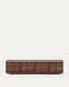 Onix TV stand with a walnut veneer in a dark finish, 200 x 45 cm FSC Mix Credit