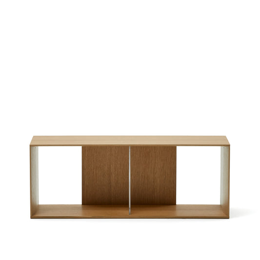 Litto large shelf module in oak veneer, 101 x 38 cm