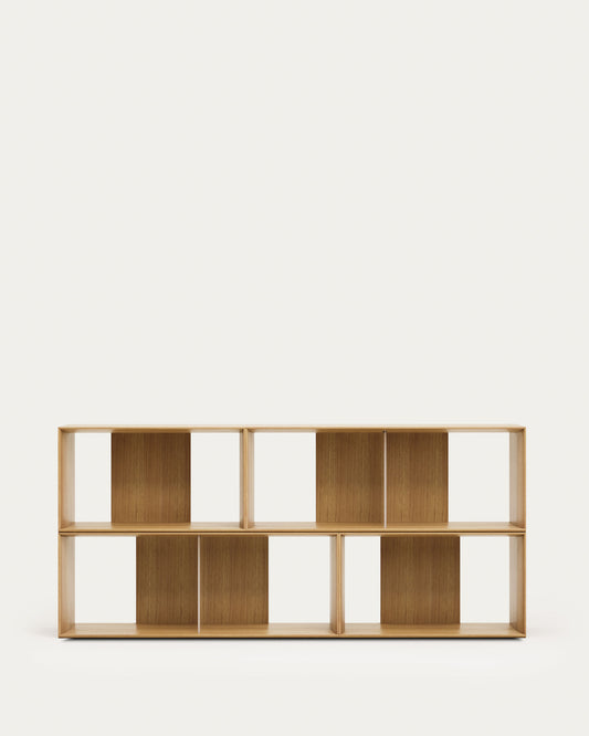 리토 오크 베니어 모듈선반 유닛 4개세트 (M모듈2+L모듈2) 168 x 76cm