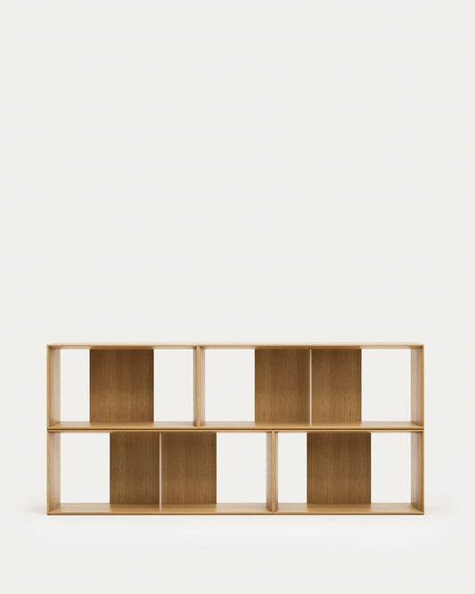 리토 오크 베니어 모듈선반 유닛 4개세트 (M모듈2+L모듈2) 168 x 76cm