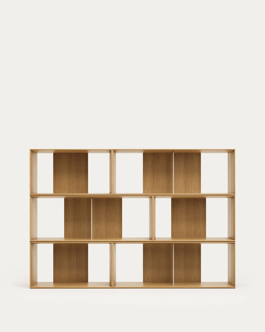 리토 오크 베니어 모듈선반 6개세트 (M모듈3+L모듈3) 168 x 114cm