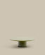 Albanella coffee table in cement with glossy green finish Ø110cm
