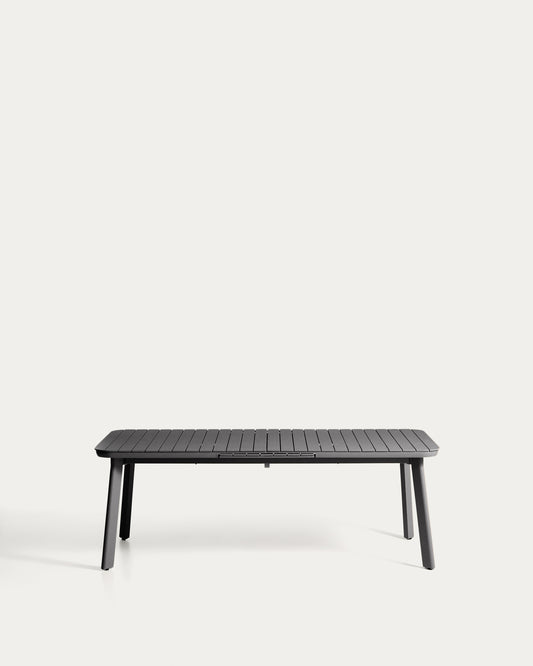 이졸라 그라파이트 알루미늄 아웃도어 확장형 테이블 220 (280) x 100 cm