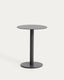 Asinara graphite aluminium side table Ø40cm