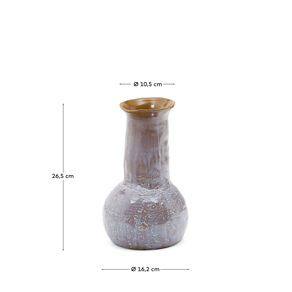 올라리스 다색 세라믹 꽃병 15.3cm