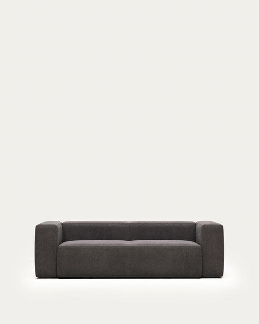 Blok 3-seater sofa in grey 240 cm