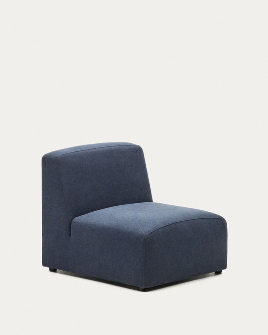 Neom seat module in blue, 75 cm FSC Mix Credit