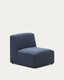 Neom seat module in blue, 75 cm FSC Mix Credit