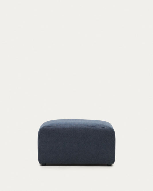 Neom footrest in blue, 75 x 64 cm FSC Mix Credit