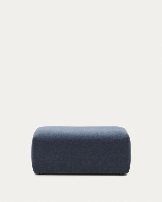 Neom end pouffe in blue, 75 x 89 cm FSC Mix Credit