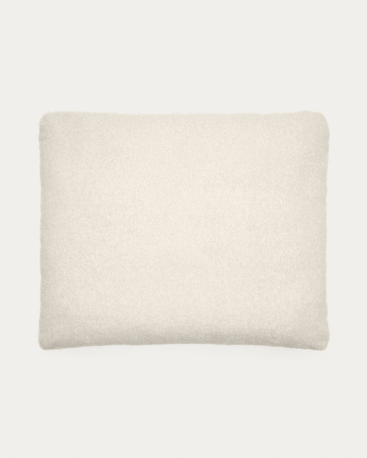 Martina ecru bouclé cushion 60 x 52 cm