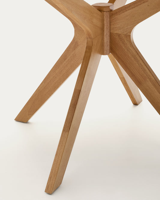 나님 오크베니어 다이닝테이블 Ø120cm (오크)
