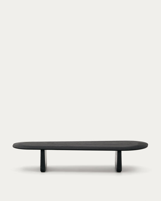 피리타 오크나무 소파테이블 블랙 피니싱 146 x 56.5 cm FSC 100%