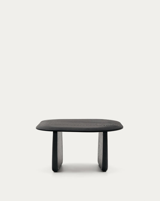 피리타 오크나무 사이드 테이블 블랙 피니싱  70.6 x 70 cm FSC 100%