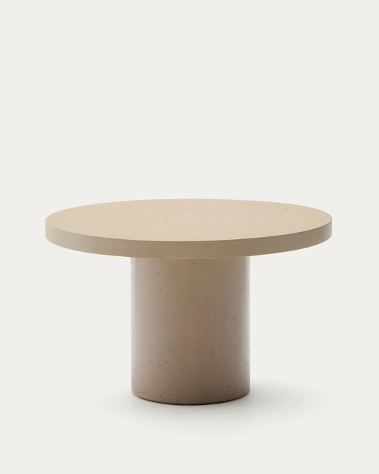 구아블라 시멘트 라운드 테이블 Ø 120cm (베이지)
