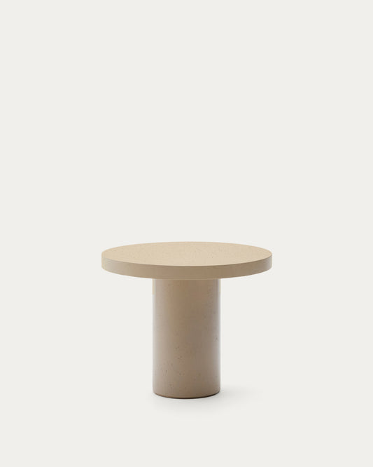 구아블라 시멘트 라운드 테이블 Ø90cm (베이지)