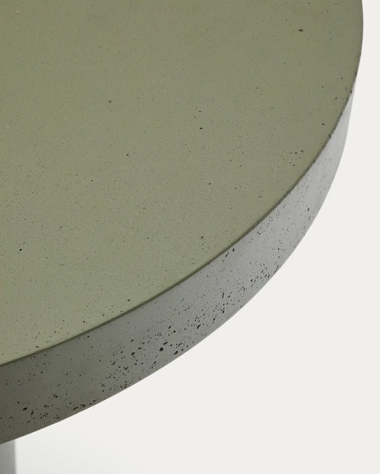 Aiguablava green cement coffee table Ø90cm