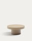 Aiguablava beige cement coffee table Ø66cm