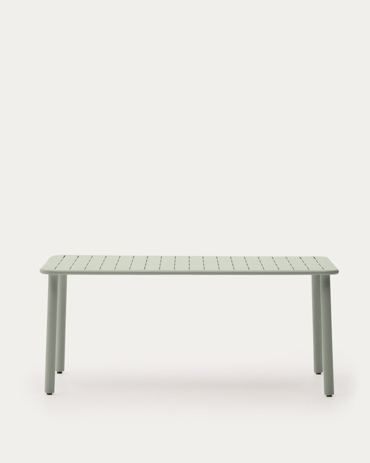 브라이 아웃도어 아연도금 스틸 다이닝 테이블 180 x 90cm (터키석 그린)