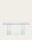 Burano glass table, 200 x 90 cm