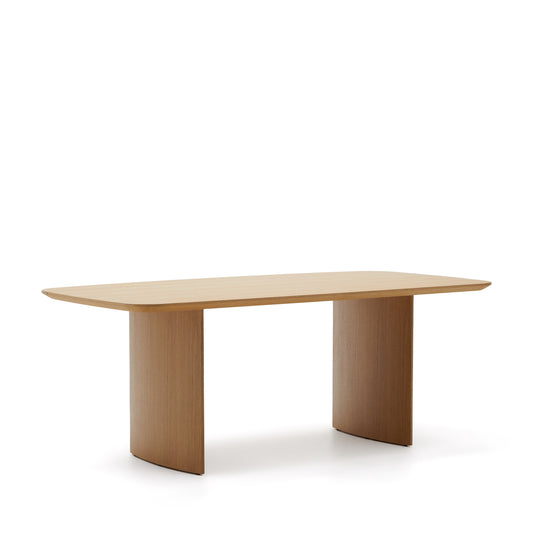 Litto table made from oak veneer, 200 x 100 cm