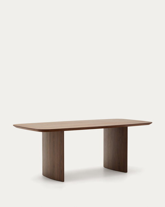 리토 월넛 베니어 테이블 200 x 100 cm