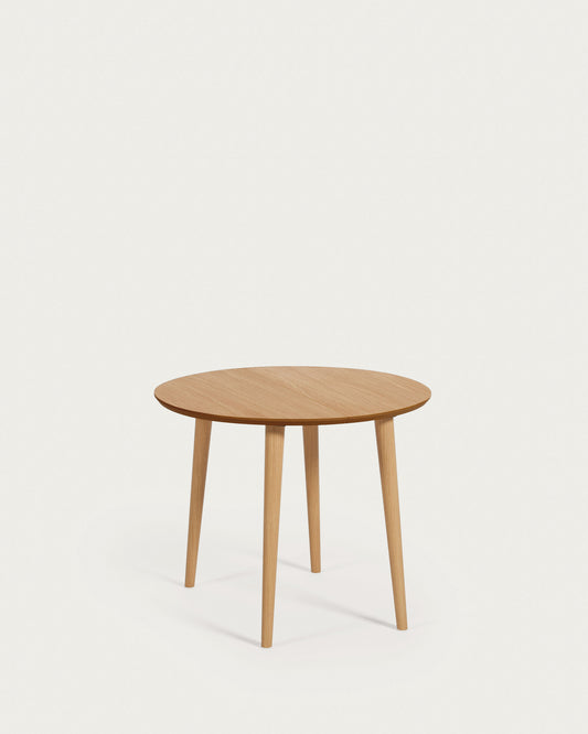 오퀴 네츄럴 확장형 다이닝 테이블 (정원형/ 90 x 90-170cm)