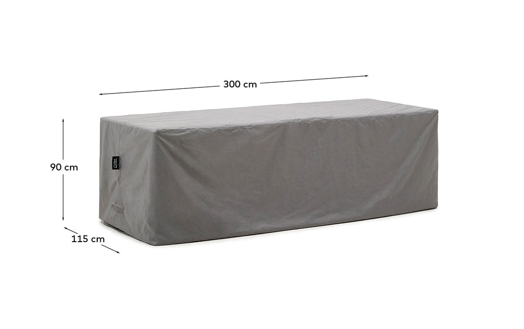 Iria protective cover for large rectangular outdoor table max. 300 x 115 cm